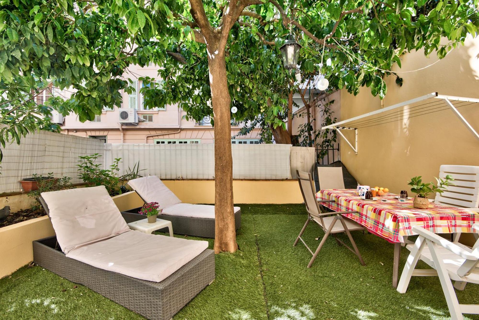 La Palais Osiris Nice Centre Jardin Wifi Clim Parking Екстериор снимка